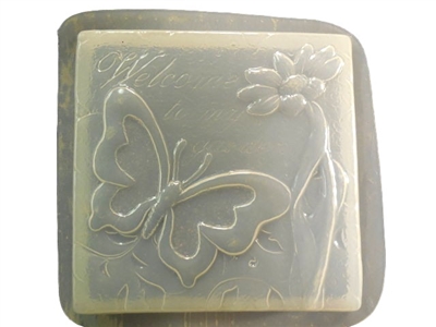 Butterfly concrete stepping stone mold 1324