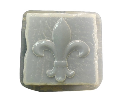 Fleur De Lis concrete stepping stone mold 1326