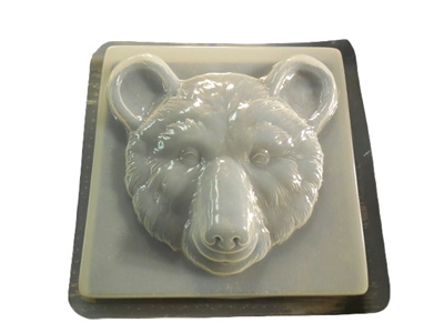 Bear concrete stepping stone mold 1341