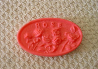 Roses Oval Bar Soap Mold 4530