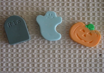 Ghost Pumpkin Tombstone Mold 4544