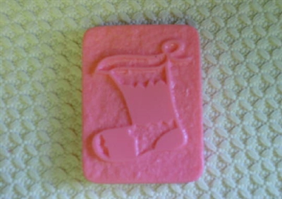 Christmas Stocking Bar Soap Mold 4574