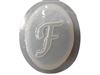 F Monogram Letter Soap Mold 4688