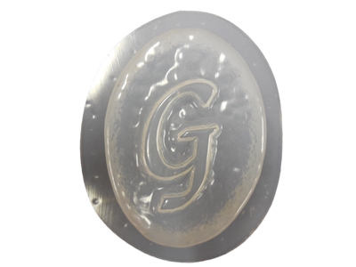 G Monogram Letter Soap Mold 4689