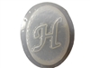 H Monogram Letter Soap Mold 4690