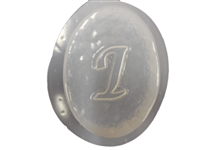 I Monogram Letter Soap Mold 4691