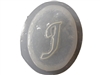 J Monogram Letter Soap Mold 4692