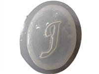 J Monogram Letter Soap Mold 4692