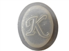 K Monogram Letter Soap Mold 4693
