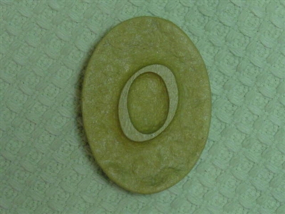 O Monogram Letter Soap Mold 4697