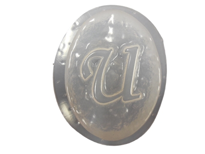 U Monogram Letter Soap Mold 4703