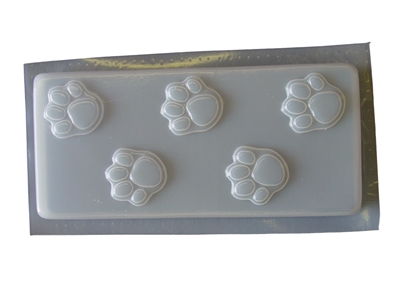 Paw Print Border Concrete Mold 5026