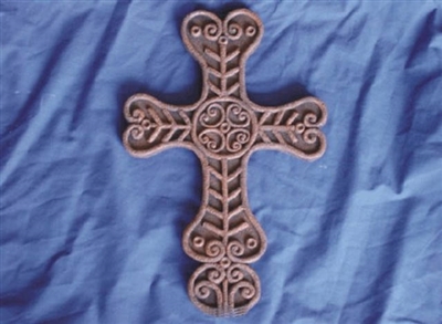 Cross Plaster or Concrete Mold 7038