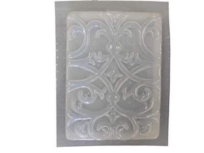 Floral Swirl plaster or concrete Mold 7044