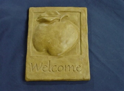 Apple Welcome plaster concrete Mold 7060