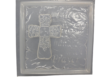 Cross concrete plaster Mold 7077