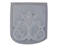 Fleur De Lis Plaster or Concrete Mold 7086