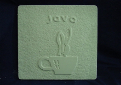 Java Coffee Plaster or Concrete Mold 7109
