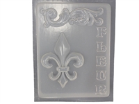 Fleur De Lis Plaster Concrete Mold 7130