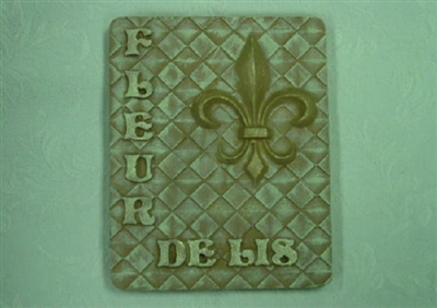 Fleur De Lis Plaster Concrete Mold 7131