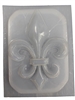 Fleur De Lis Plaster or Concrete Mold 7135