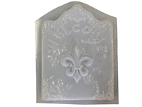 Fleur De Lis Plaster, Concrete Mold 7144