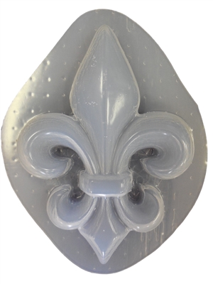 Fleur De Lis Plaster, Concrete Mold 7149