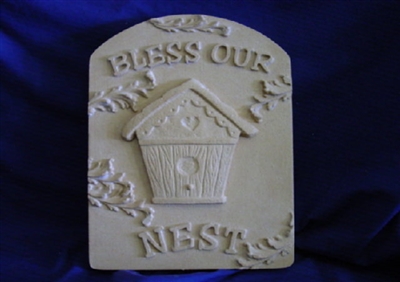 Birdhouse plaster concrete Mold 7157