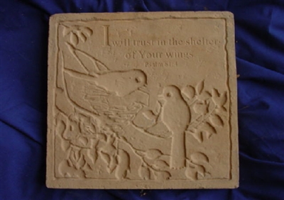 Bird stepping stone concrete Mold 7164