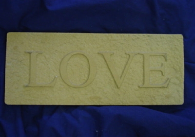 Love plaster concrete Mold 7174