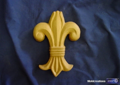 Fleur De Lis Plaster or Cement Mold 7193