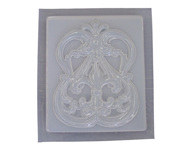 Fleur De Lis Plaster or Concrete Mold 7203