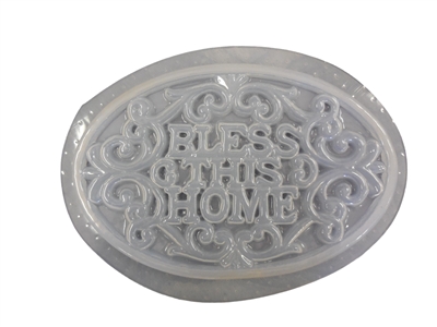 Bless this home plaster or concrete mold 7210