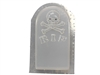 Skull Tombstone Concrete Mold 8013