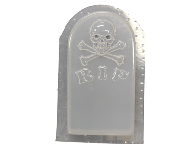 Skull Tombstone Concrete Mold 8013