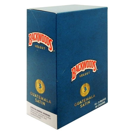 BW-102-GS Backwoods | 10 Packs | 3 Cigars | Guatemala Satin