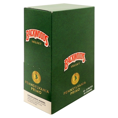 BW-102-PP Backwoods | 10 Packs | 3 Cigars | Pennsylvania Primo