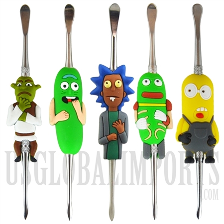 CA-85 5" Titanium and Silicone Cartoon Character Dabbers