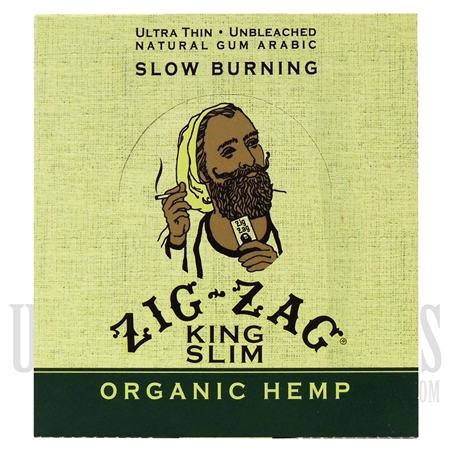 CP-07 Zig-Zag Organic Hemp | King Size | 24 Booklets