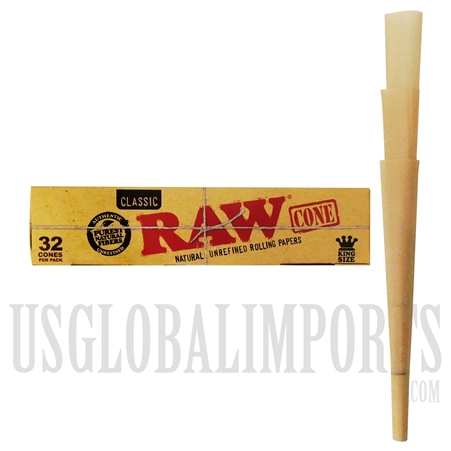 CP-212 RAW Classic Cones | 32 Per Pack | King Size