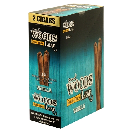 CP-324-V Good Times Sweet Woods Leaf | 2 Cigars | 15 Pouches | Vanilla