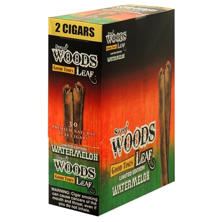 CP-324-WM Good Times Sweet Woods Leaf | 2 Cigars | 15 Pouches | Watermelon -Limited Edition-
