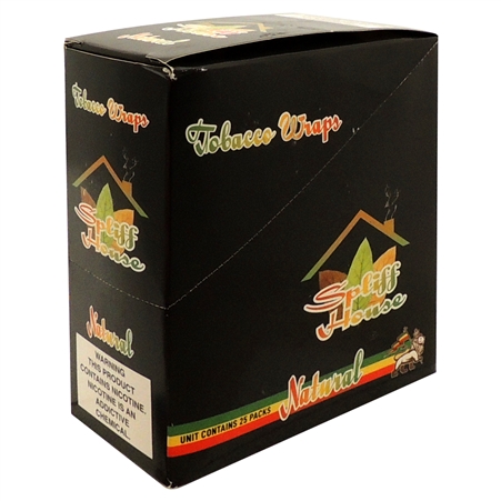 CP-326 Spliff House Leaf | 1 Cigars | 25 Pouches | Natural