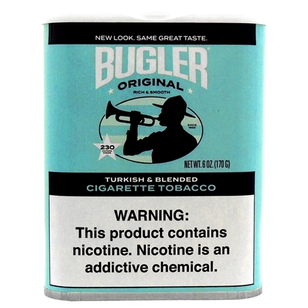 CP-327 Bugler Cigarette Tobacco | 6oz. Can | Original