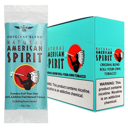 CP-330 American Spirit Cigarette Tobacco | 1.41oz. x 6 Pouches | Natural Original Blend
