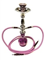 GH1001B-2H Junior Hookah 2 Hoses 17" tall