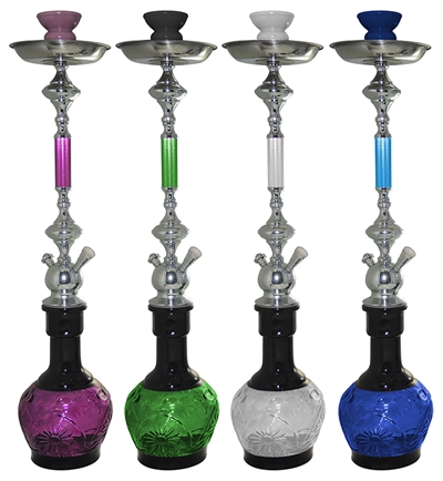 GH2600B-1H  GLOBAL HOOKAH 28" TALL