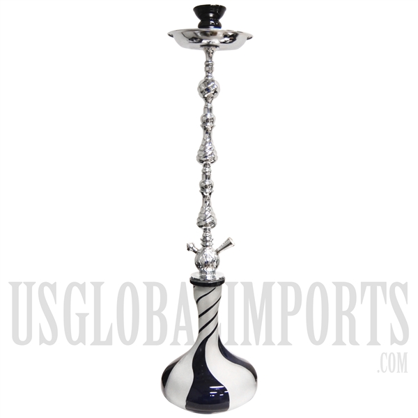 GH6001C-1H Hookah 1 Hose 32" Tall w/Case