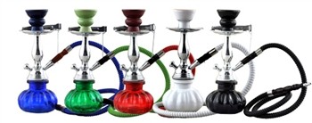 GH800C-1H HOOKAH 1H 8" TALL IN A CASE