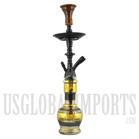 HK-KM-6155-BK 23" Khalil Maamoon Hookah